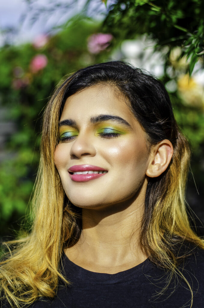 Glam makeup