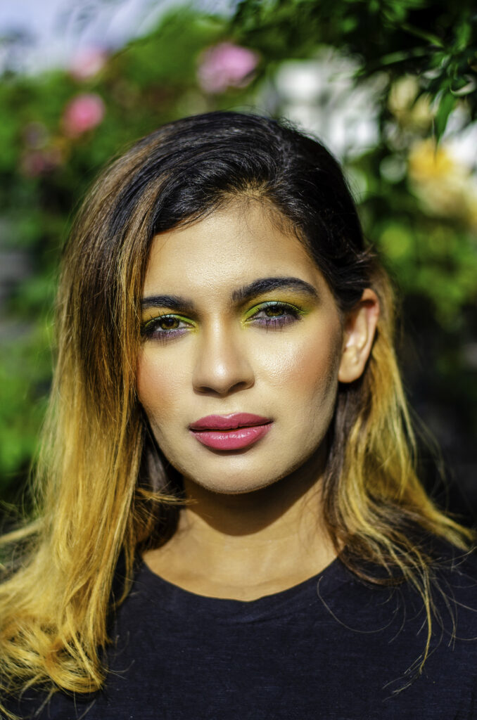 Glam makeup