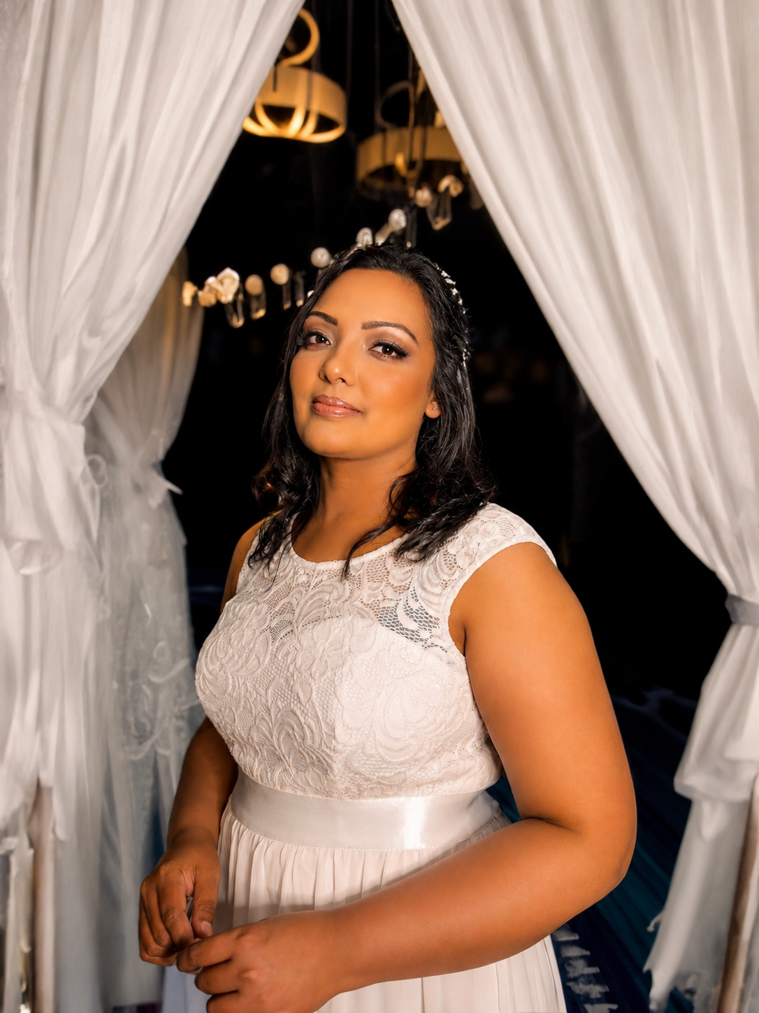 Bridal makeup transformation by Mahnaz Syed — MZ Makeup Artist, Dunstable, Bedfordshire