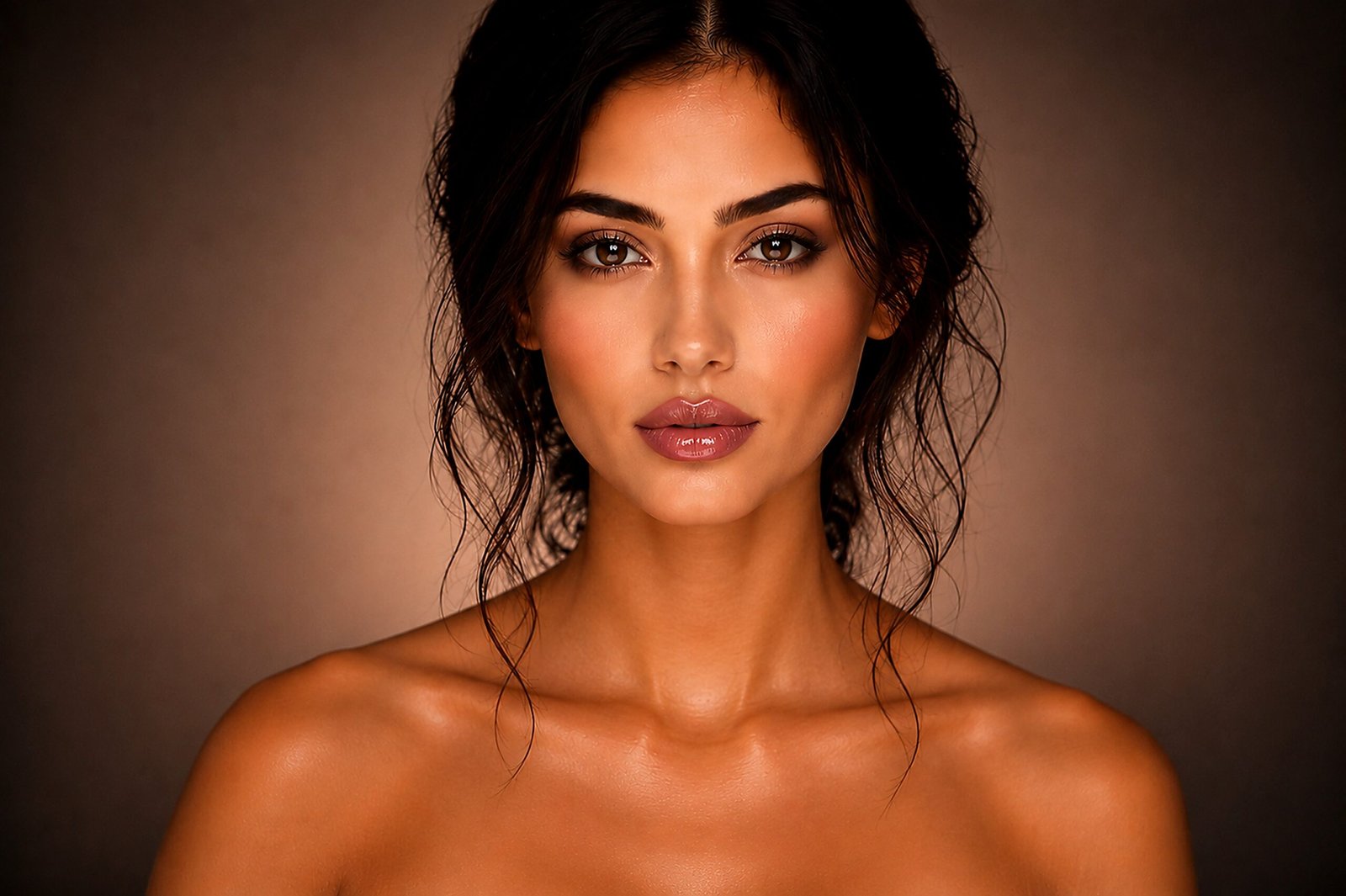 Soft Glam Lips - mauve look by MZ Makeup artist Hemel Hempstead