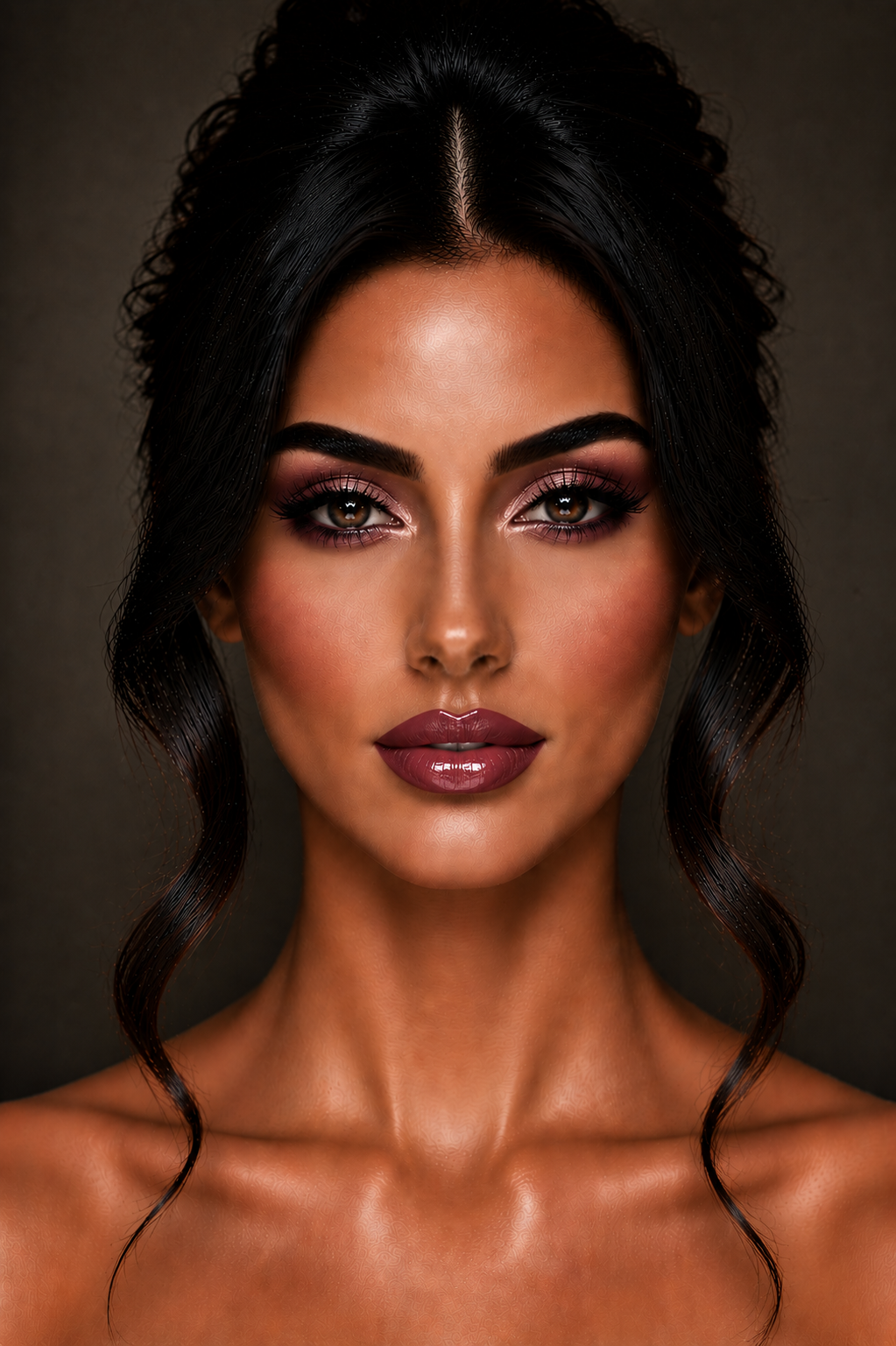 Berry Prom Makeup — Medium / Tan Skin | MZ Makeup Bedfordshire Berry Prom — prom makeup by MZ Makeup artist in Bedfordshire
