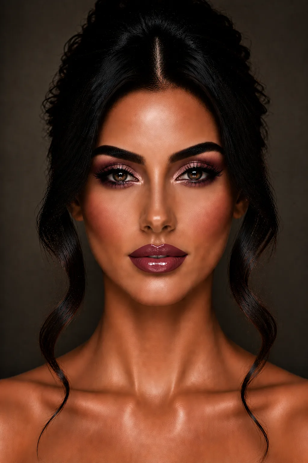 Berry Prom Makeup - Medium / Tan Skin | MZ Makeup Bedfordshire Berry Prom - prom makeup by MZ Makeup artist in Bedfordshire
