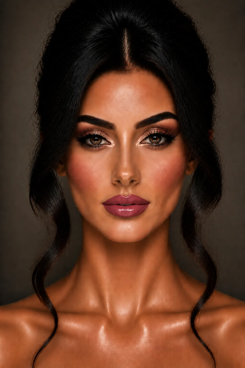 Berry Prom - Medium / Tan | MZ Makeup Bedfordshire Berry Prom - prom makeup by MZ Makeup artist in Bedfordshire