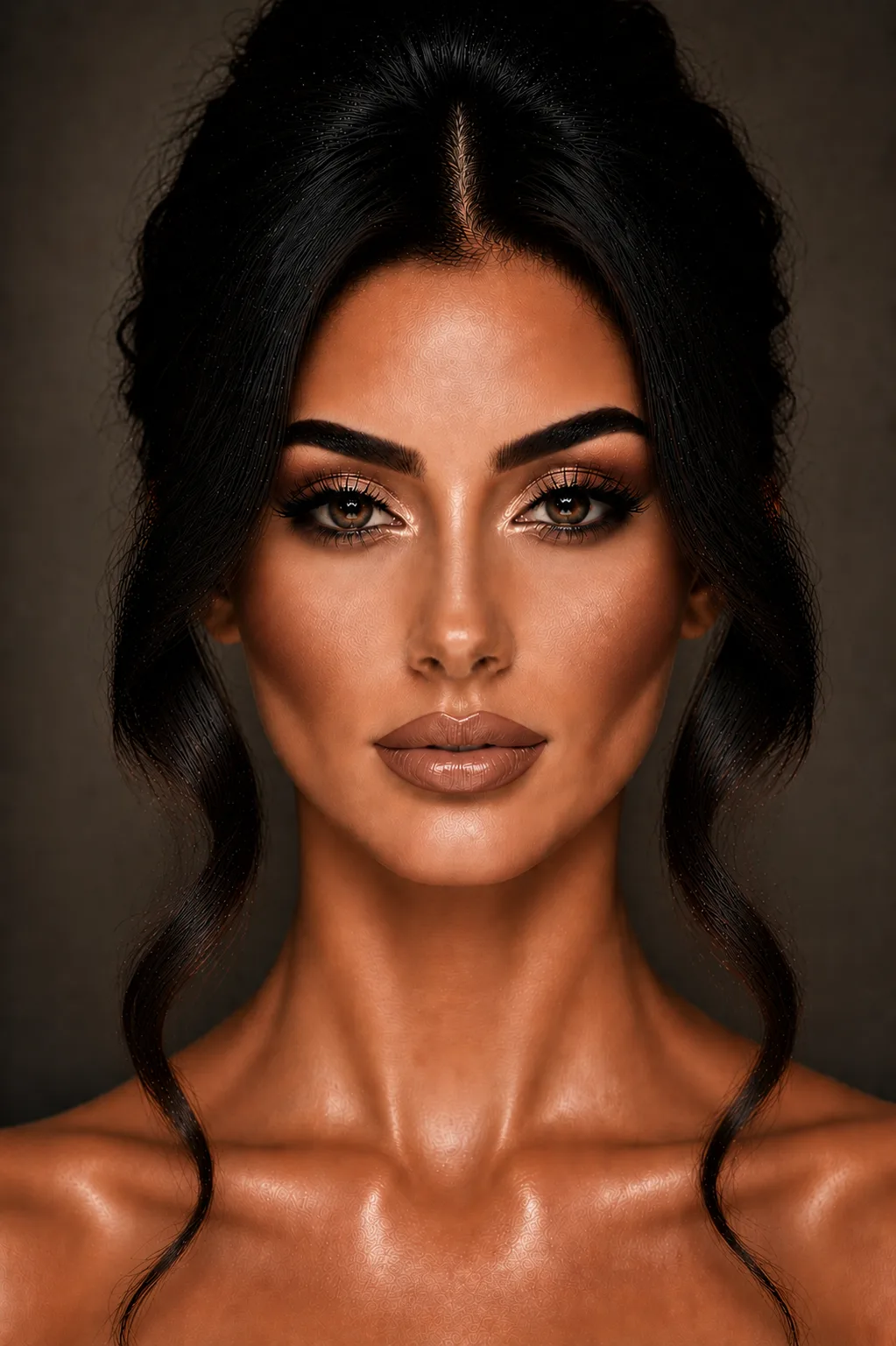 Cocoa Contour - Medium / Tan | MZ Makeup Bedfordshire Editorial Cocoa Contour - editorial makeup look by MZ Makeup artist in Bedfordshire