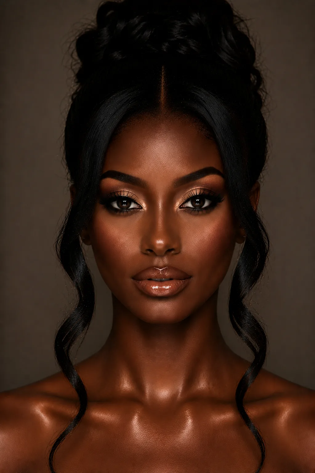 Bronze Goddess II - Deep / Dark | MZ Makeup Bedfordshire Party Bronze Goddess - party makeup by MZ Makeup artist in Bedfordshire