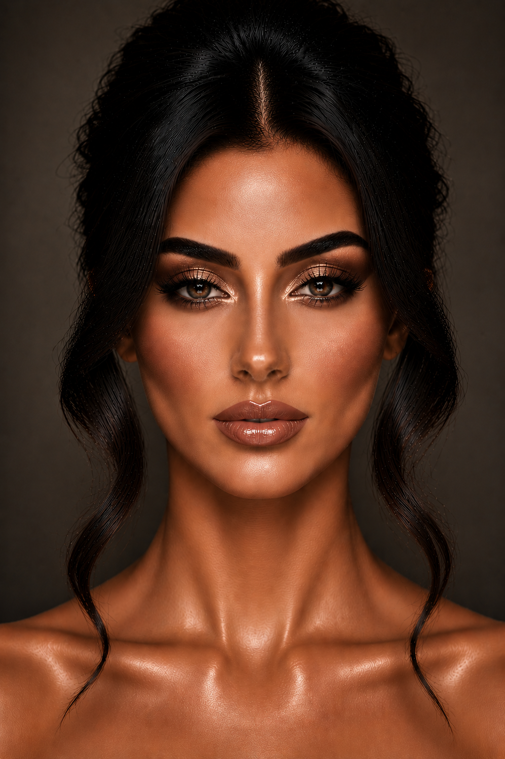 Party Bronze Goddess — party makeup by MZ Makeup artist in Bedfordshire