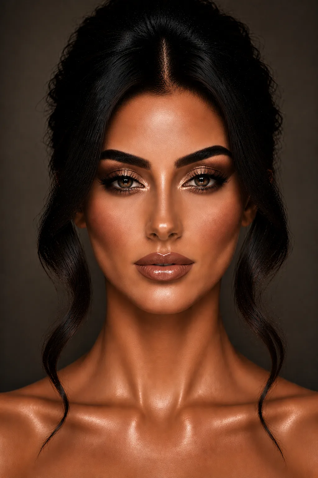 Party Bronze Goddess — party makeup by MZ Makeup artist in Bedfordshire