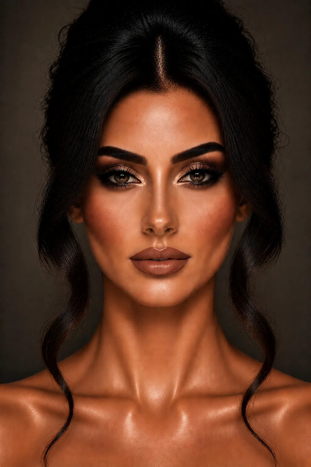 Chocolate Glam - Medium / Tan | MZ Makeup Bedfordshire Party Chocolate Glam - party makeup by MZ Makeup artist in Bedfordshire