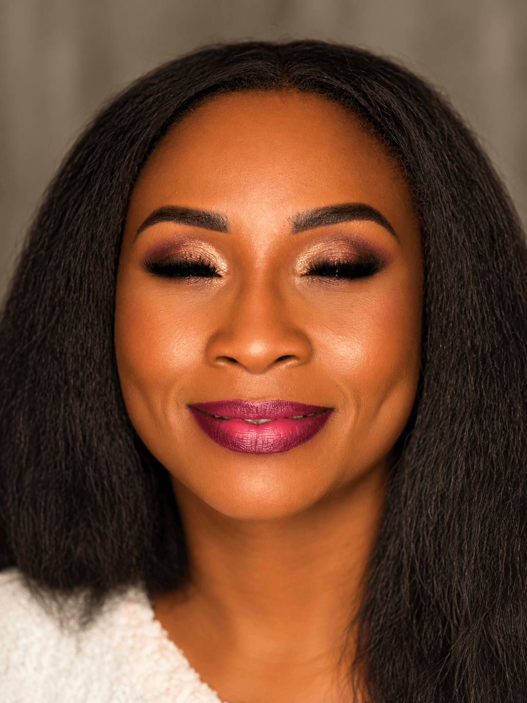 Glamorous evening makeup look by MZ Makeup, Luton