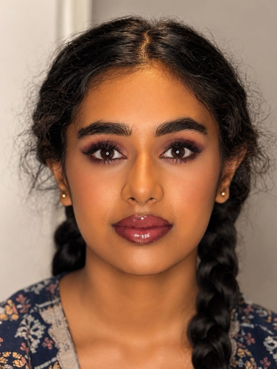 Luxury prom makeup look by MZ Makeup mobile makeup artist Bedfordshire