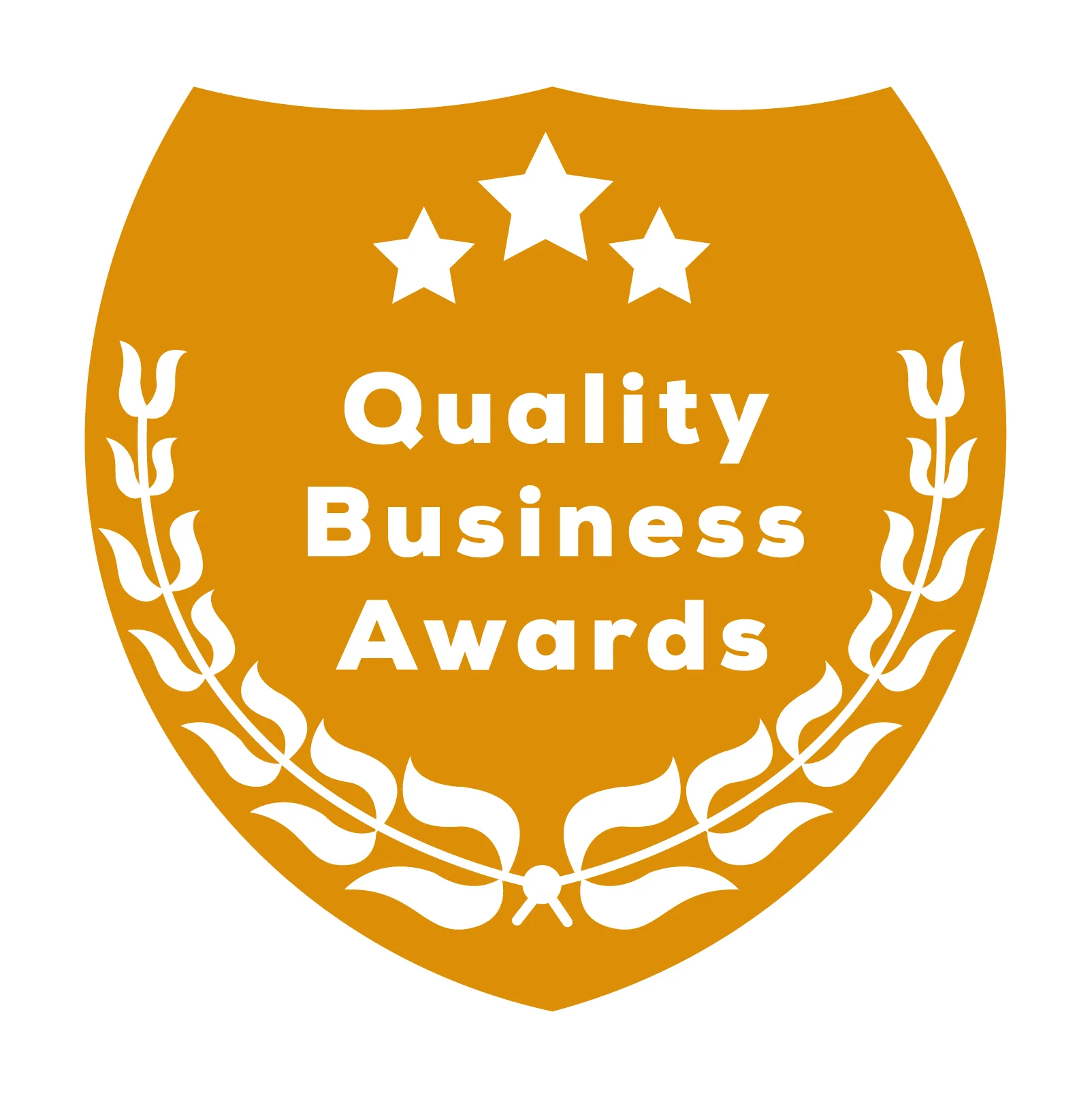 Quality Business Awards winner badge 2024, 2025 and 2026 - MZ Makeup, Bedfordshire