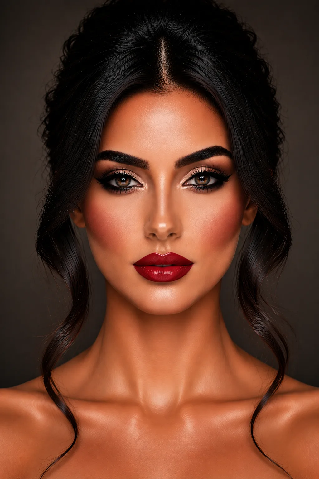 Red Carpet Glam - Medium / Tan | MZ Makeup Bedfordshire Red Carpet Glam - glam makeup look by MZ Makeup artist in Bedfordshire