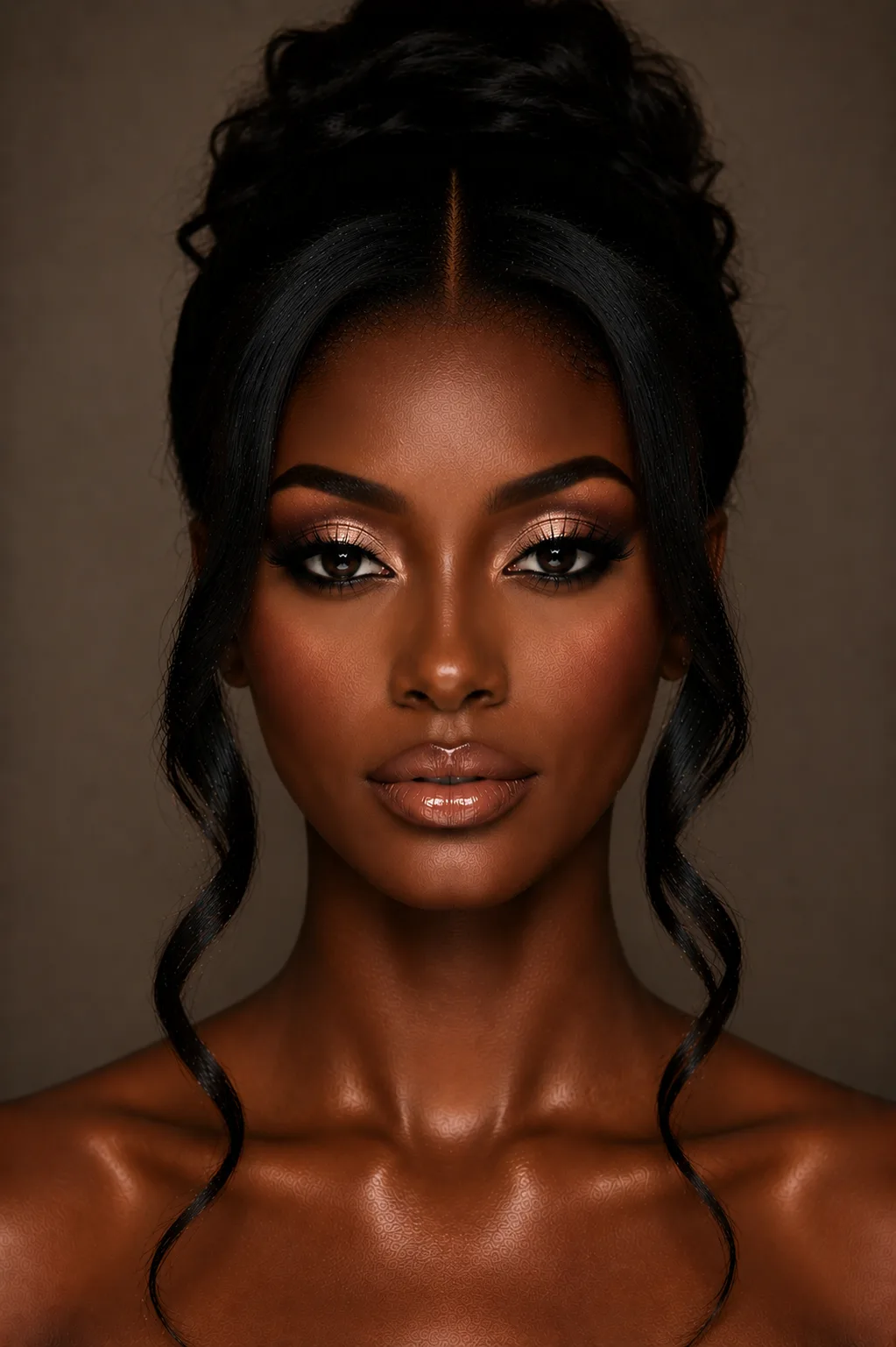 Rose Gold Prom - Deep / Dark | MZ Makeup Bedfordshire Rose Gold Prom - prom makeup by MZ Makeup artist in Bedfordshire