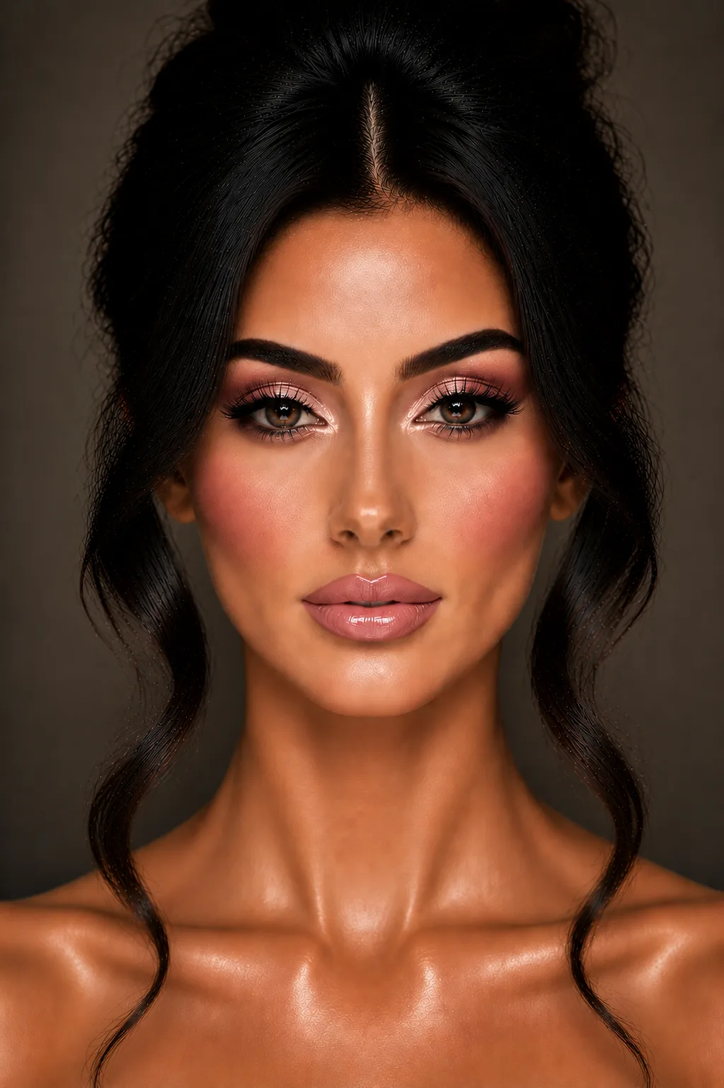 Rose Gold Prom - Medium / Tan | MZ Makeup Bedfordshire Rose Gold Prom - prom makeup by MZ Makeup artist in Bedfordshire