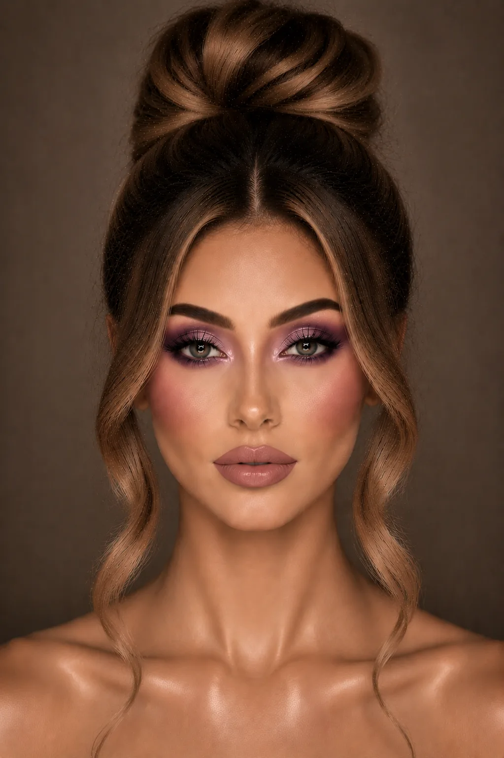Violet Glam Prom Makeup - Fair Skin | MZ Makeup Bedfordshire Violet Glam Prom - prom makeup by MZ Makeup artist in Bedfordshire